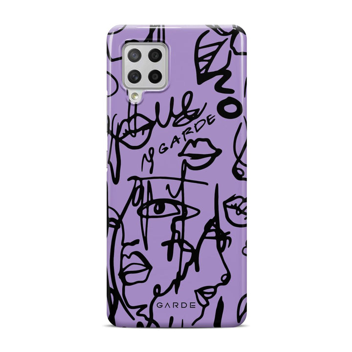 Nareen Mauve Samsung A42 5G Back Cover - Custom Printed Phone Case by Garde