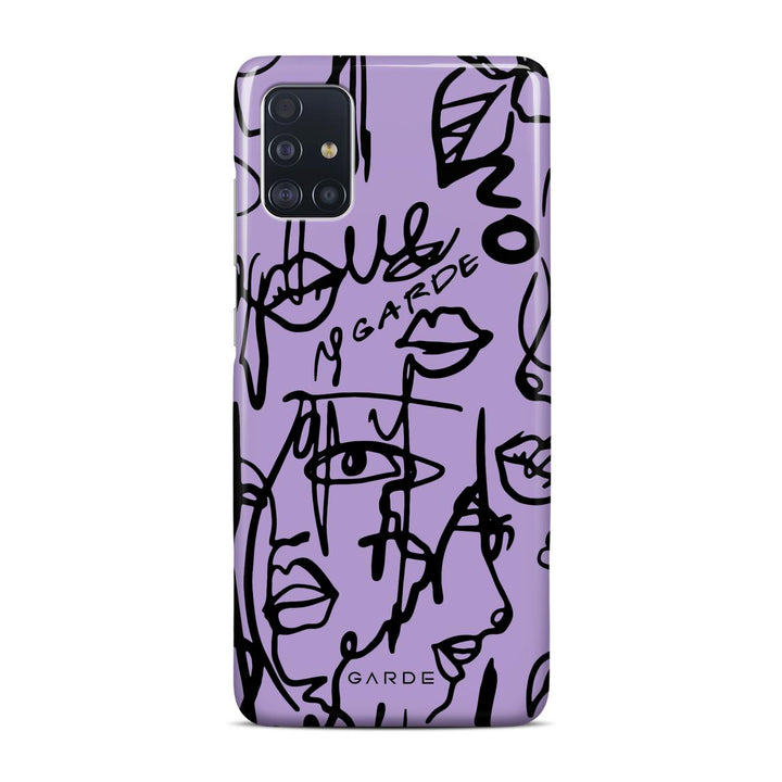 Nareen Mauve Samsung A51 Back Cover - Custom Printed Phone Case by Garde