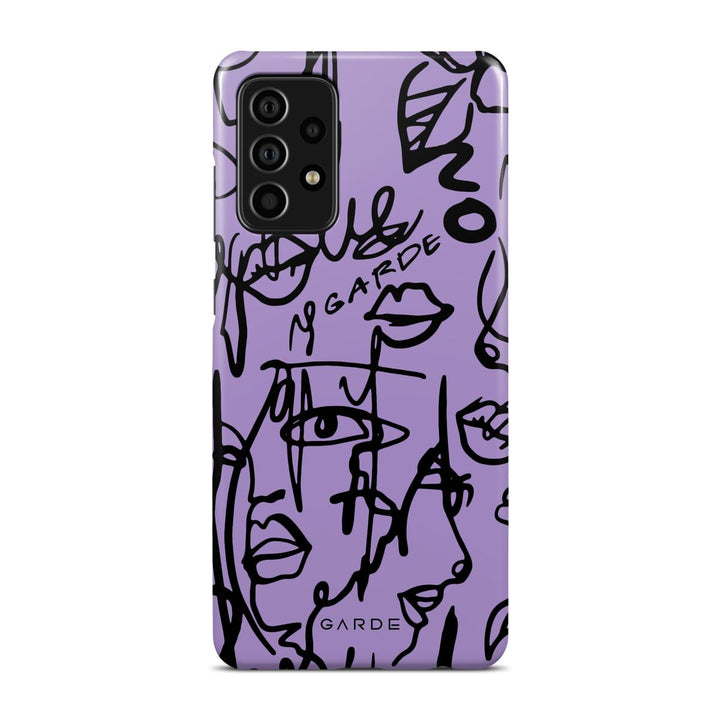 Nareen Mauve Samsung A72 4G / 5G Back Cover - Custom Printed Phone Case by Garde