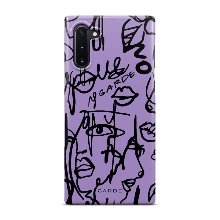 Nareen Mauve Samsung Note 10 Back Cover - Custom Printed Phone Case by Garde