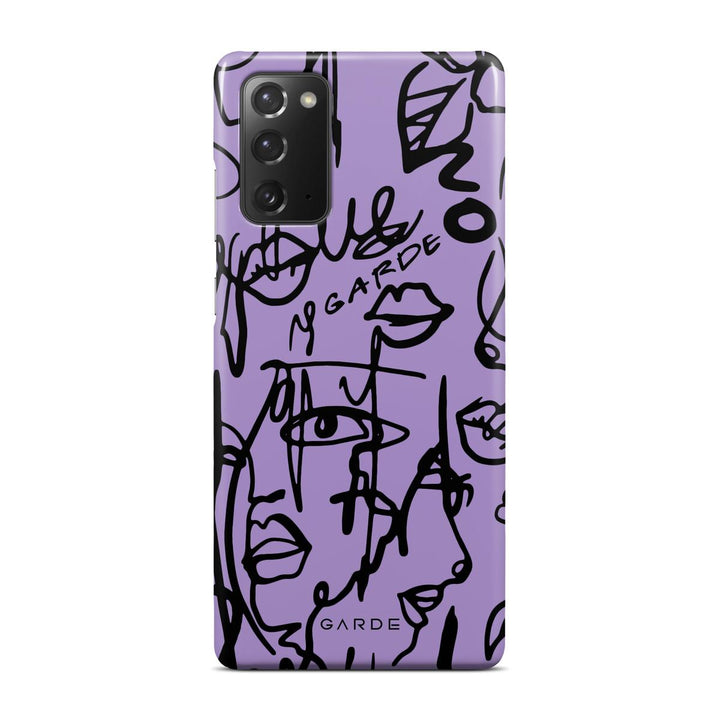 Nareen Mauve Samsung Note 20 Back Cover - Custom Printed Phone Case by Garde