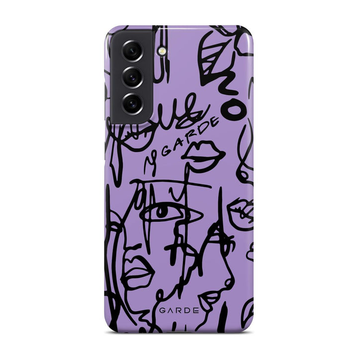 Nareen Mauve Samsung S21 FE Back Cover - Custom Printed Phone Case by Garde