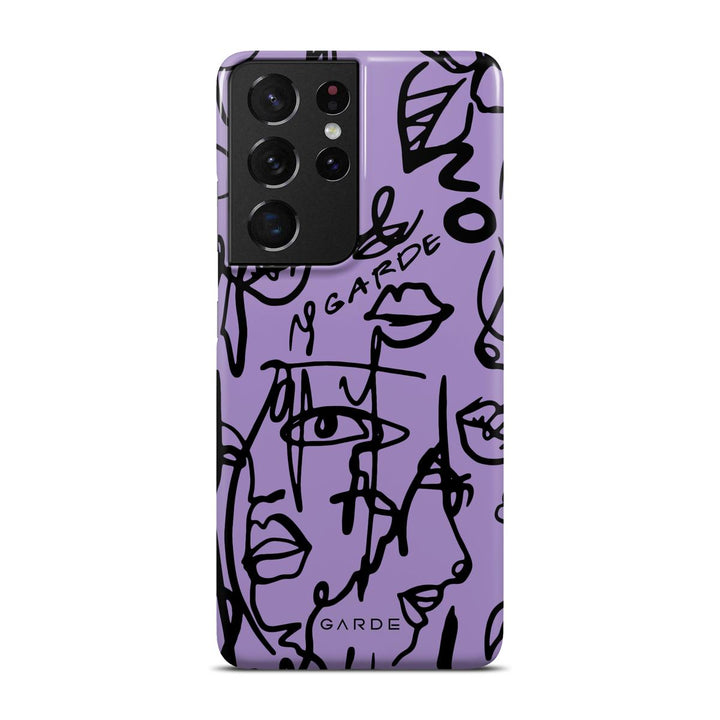 Nareen Mauve Samsung S21 Ultra Back Cover - Custom Printed Phone Case by Garde