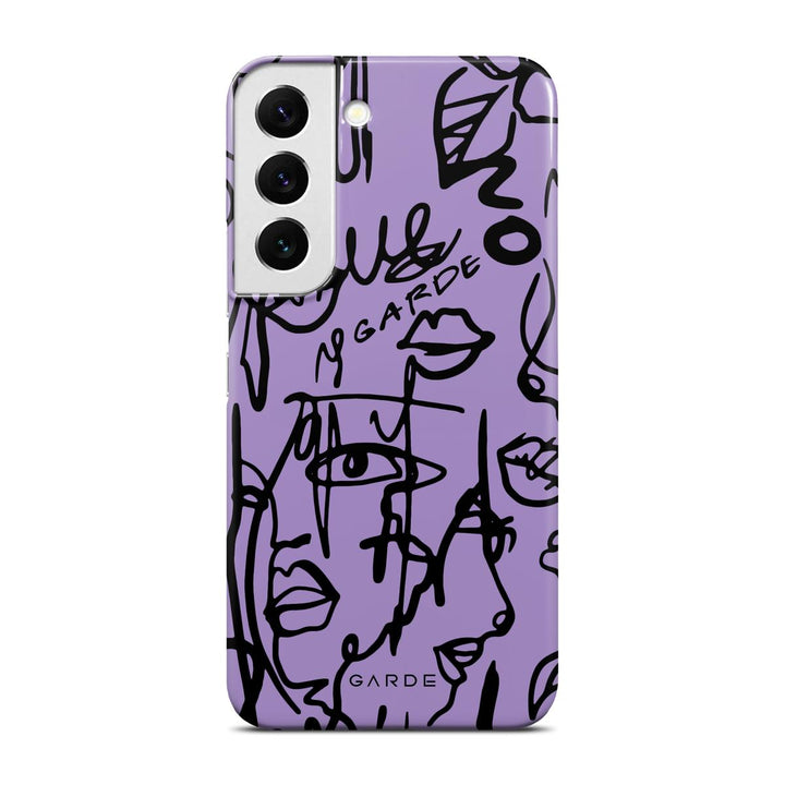 Nareen Mauve Samsung S22 Back Cover - Custom Printed Phone Case by Garde