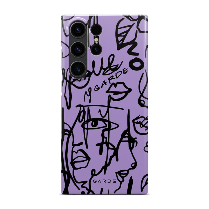 Nareen Mauve Samsung S23 Ultra Back Cover - Custom Printed Phone Case by Garde