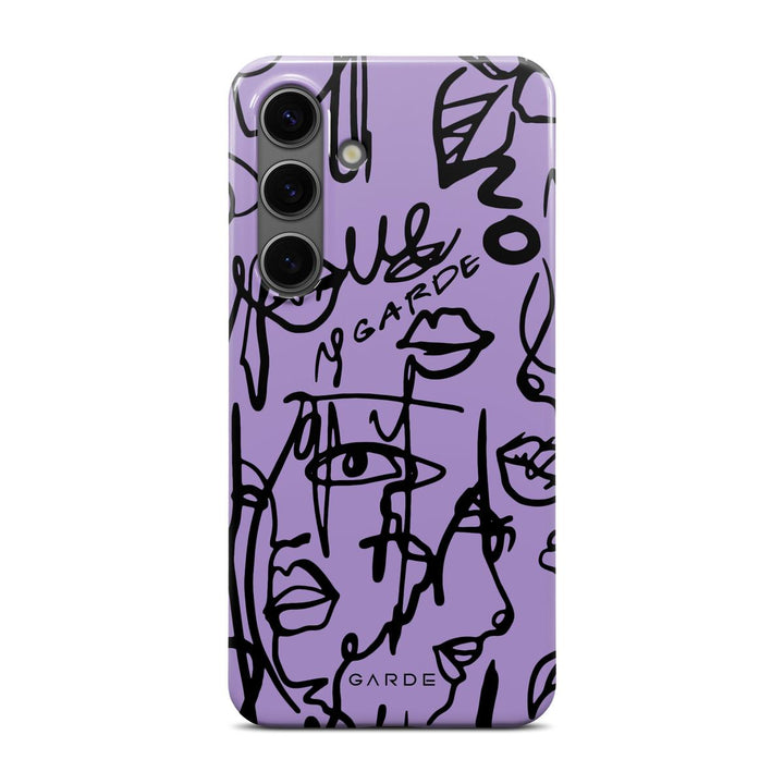 Nareen Mauve Samsung S24 Back Cover - Custom Printed Phone Case by Garde