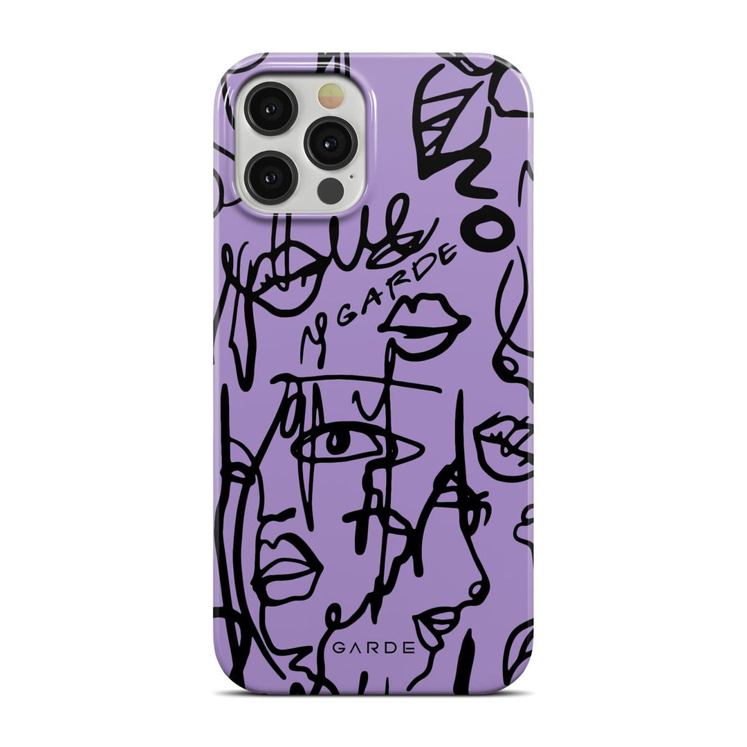 Nareen Mauve iPhone 12 Pro Back Cover - Custom Printed Phone Case by Garde