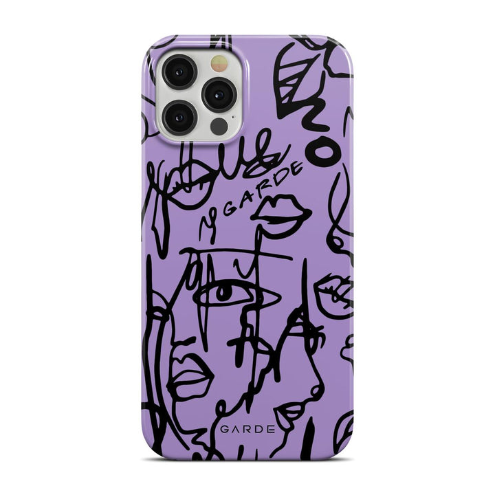 Nareen Mauve iPhone 12 Pro Back Cover - Custom Printed Phone Case by Garde