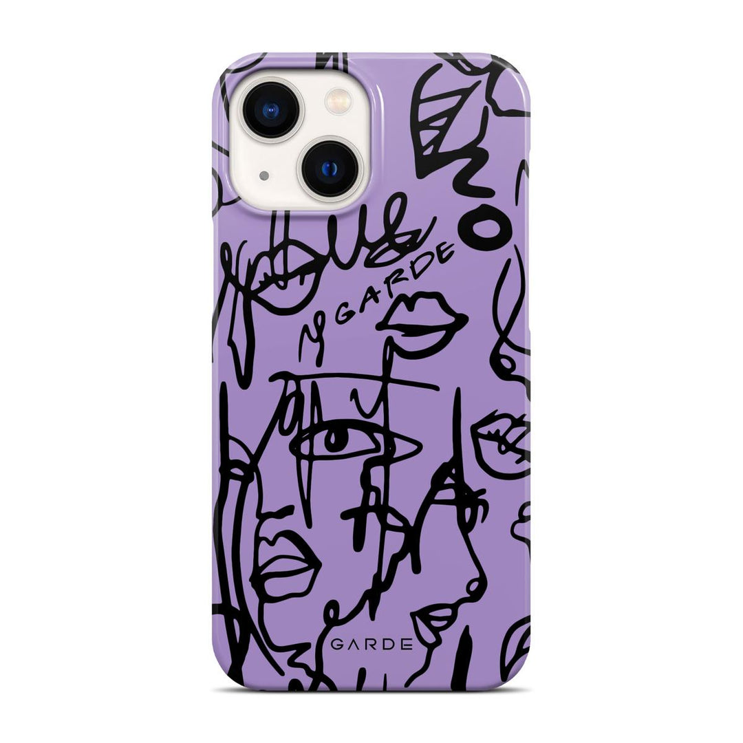 Nareen Mauve iPhone 13 Mini Back Cover - Custom Printed Phone Case by Garde