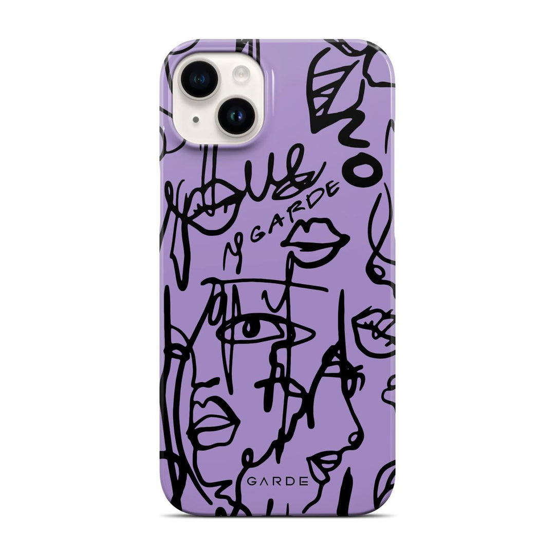 Nareen Mauve iPhone 14 Plus Back Cover - Custom Printed Phone Case by Garde