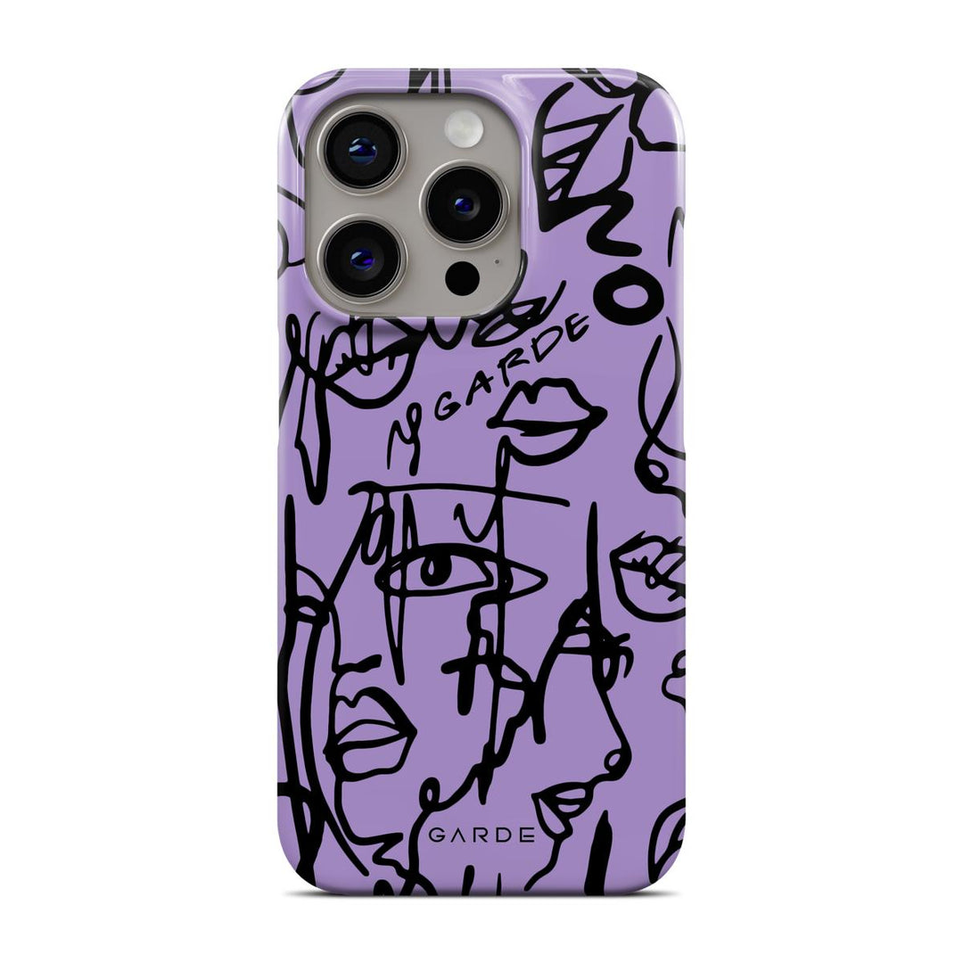 Nareen Mauve iPhone 15 Pro Back Cover - Custom Printed Phone Case by Garde