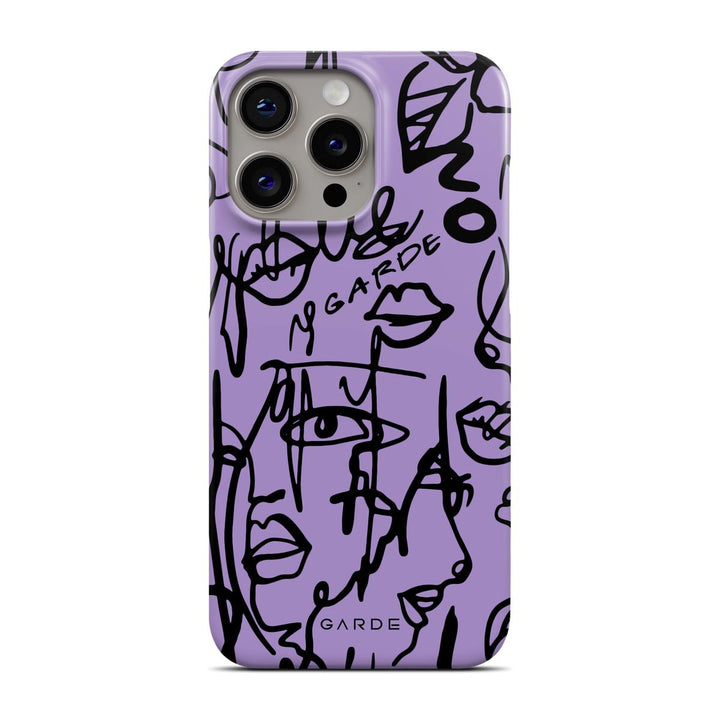 Nareen Mauve iPhone 15 Pro Max Back Cover - Custom Printed Phone Case by Garde