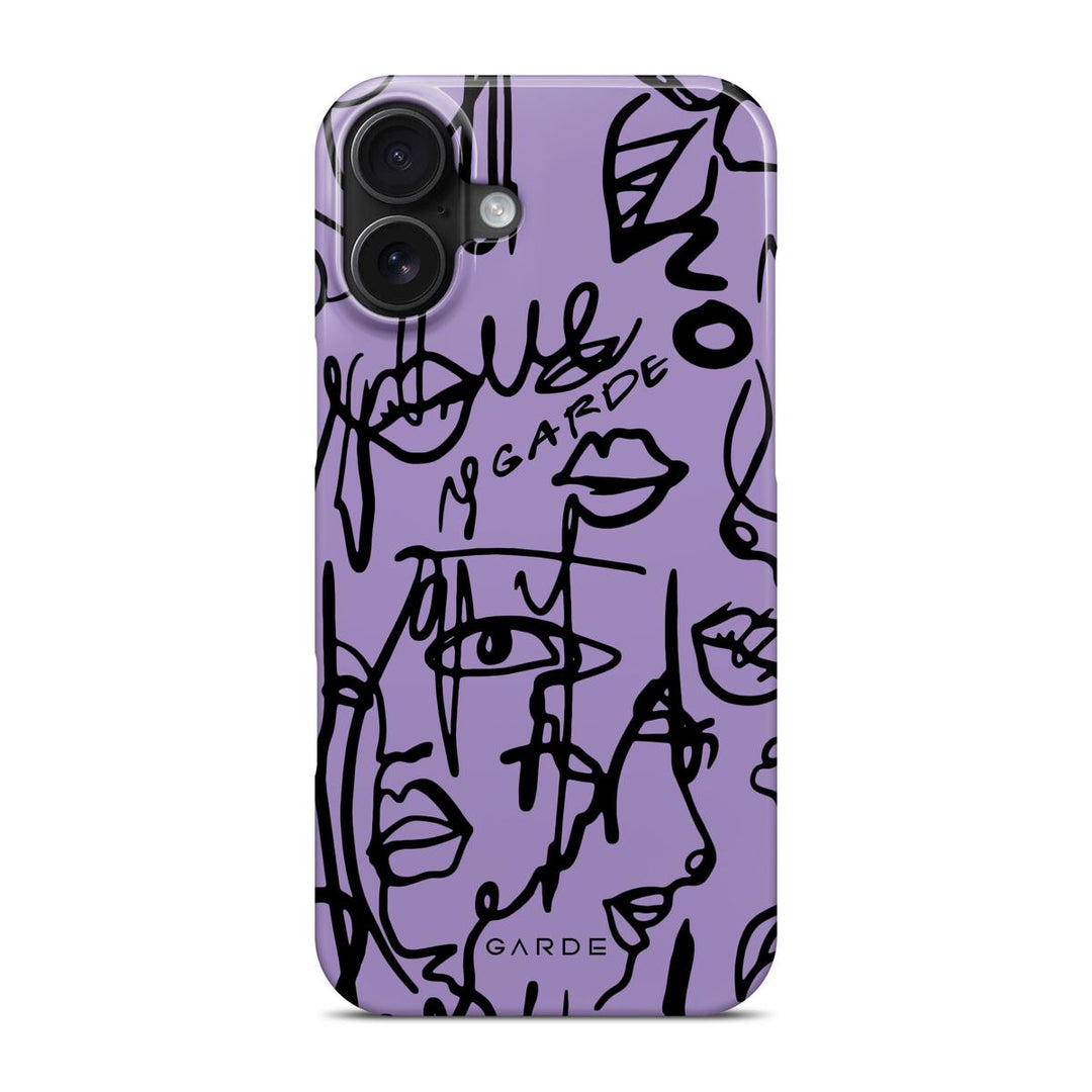 Nareen Mauve iPhone 16 Plus Back Cover - Custom Printed Phone Case by Garde
