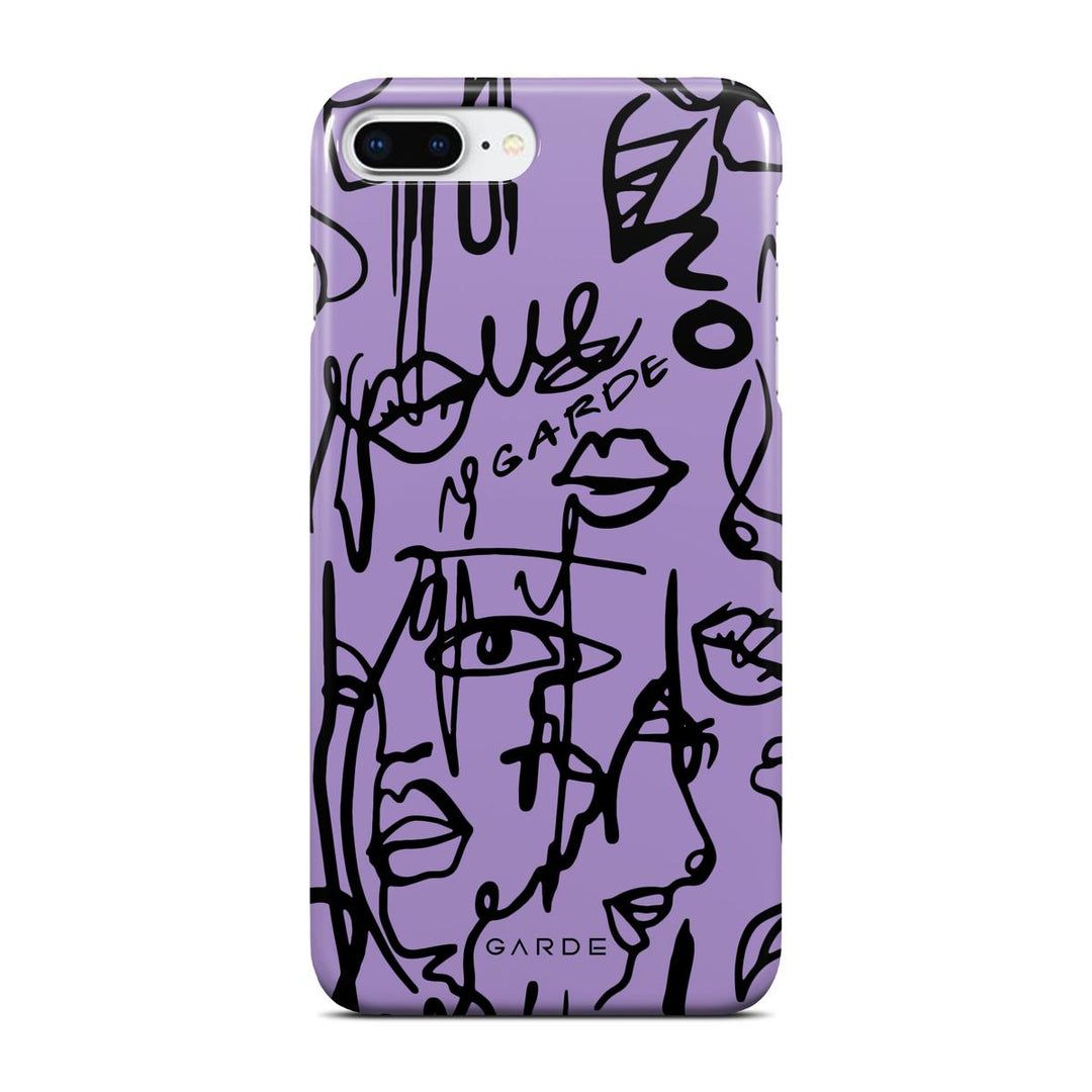 Nareen Mauve iPhone 7 Plus / 8 Plus Back Cover - Custom Printed Phone Case by Garde