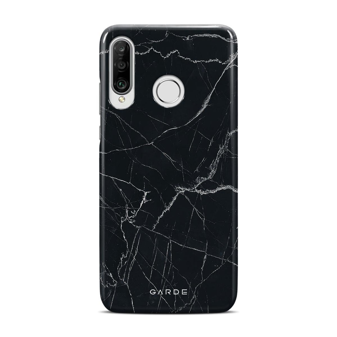 Nero Marquina Huawei P30 Lite Back Cover - Custom Printed Phone Case by Garde