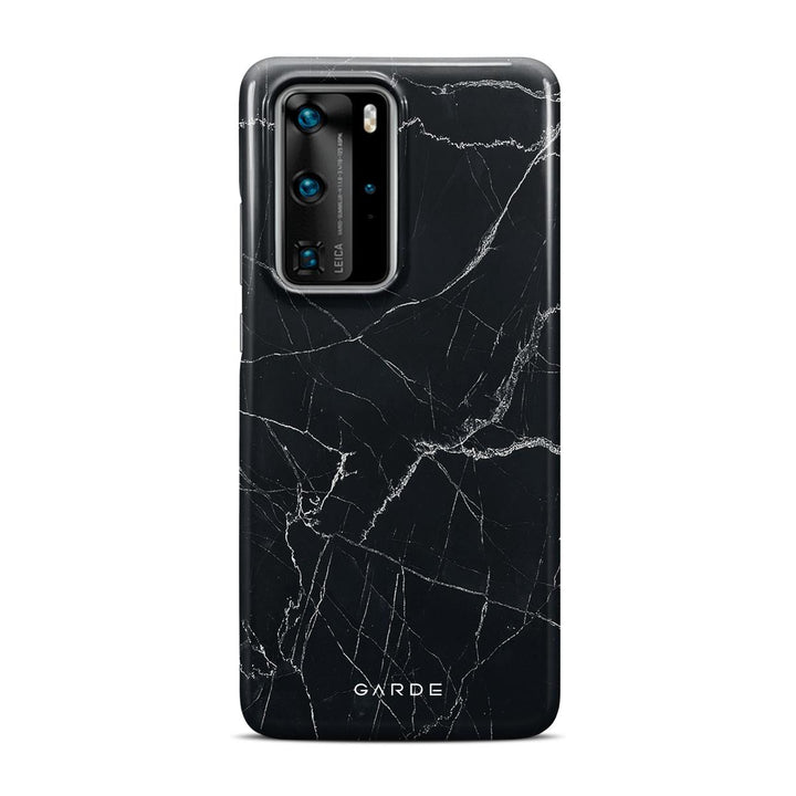 Nero Marquina Huawei P40 Pro Back Cover - Custom Printed Phone Case by Garde