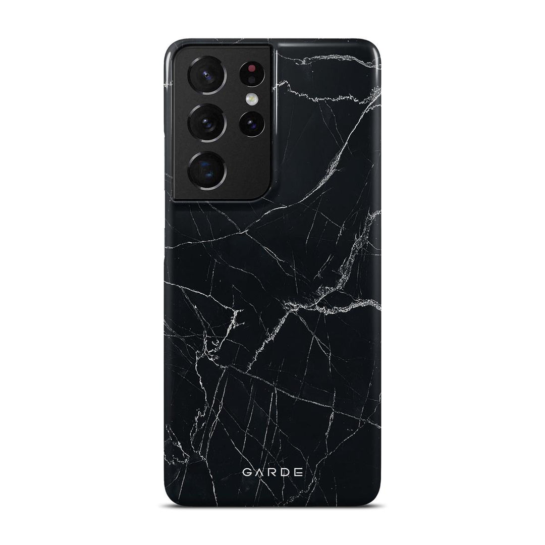 Nero Marquina Samsung S21 Ultra Back Cover - Custom Printed Phone Case by Garde