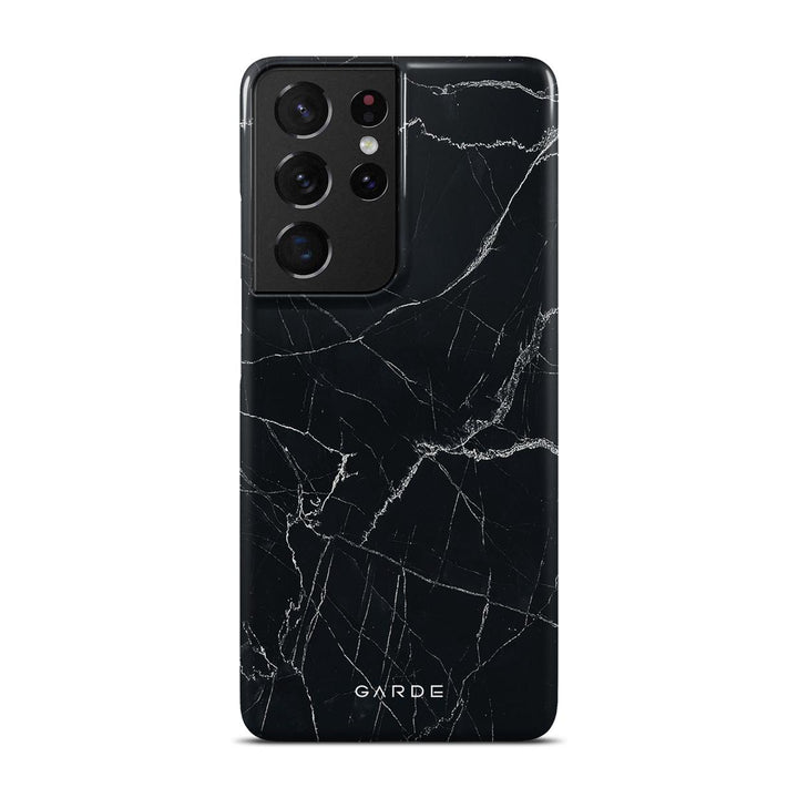 Nero Marquina Samsung S21 Ultra Back Cover - Custom Printed Phone Case by Garde