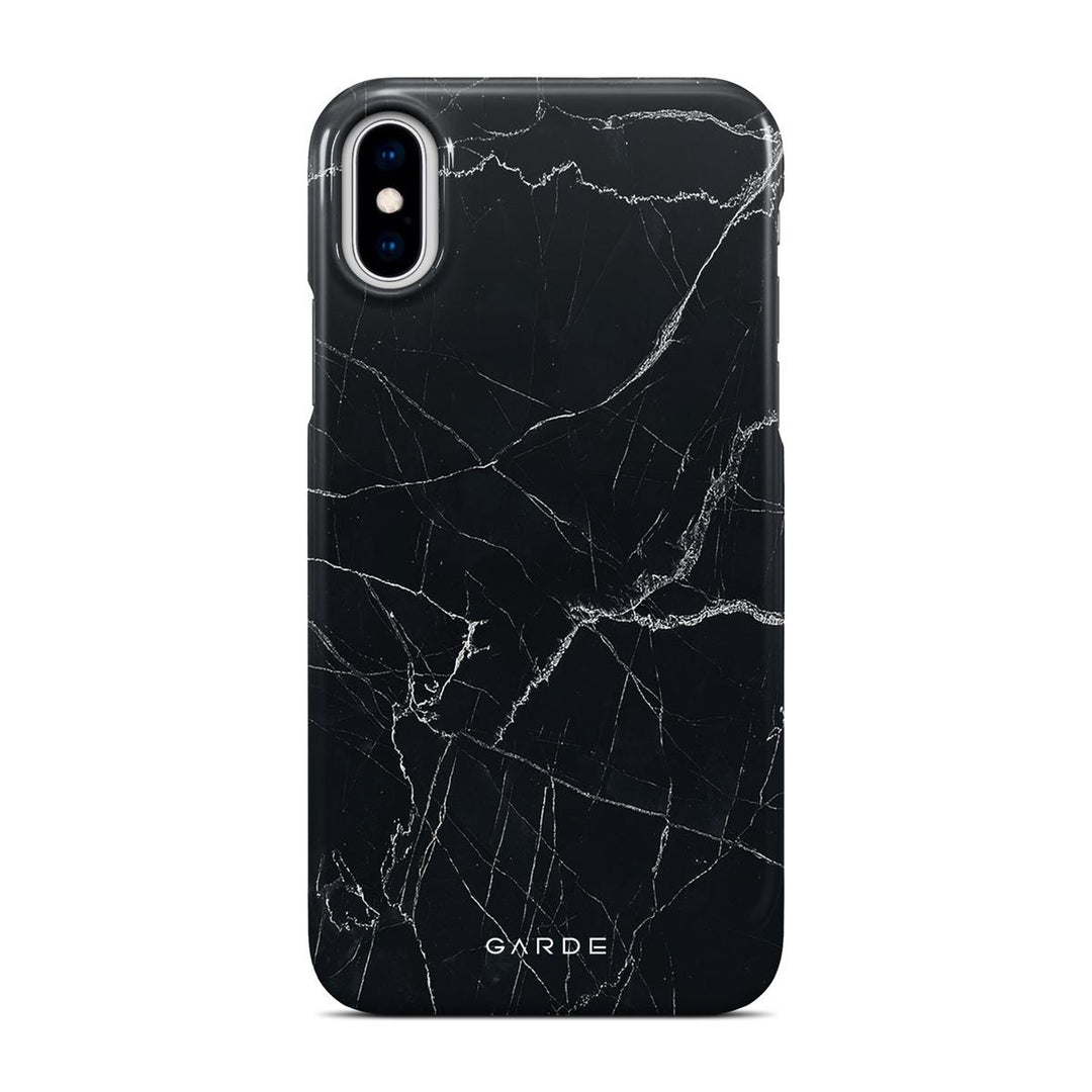 Nero Marquina iPhone X / Xs Back Cover - Custom Printed Phone Case by Garde