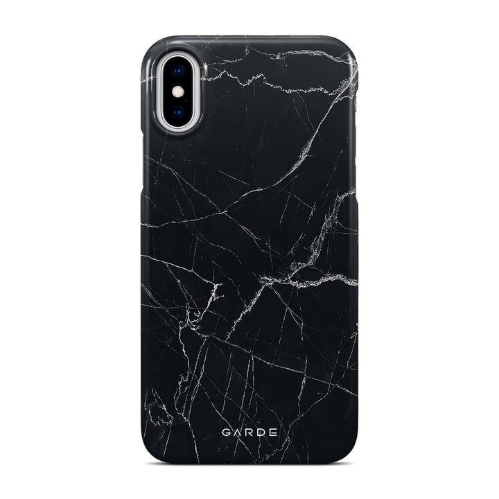 Nero Marquina iPhone X / Xs Back Cover - Custom Printed Phone Case by Garde
