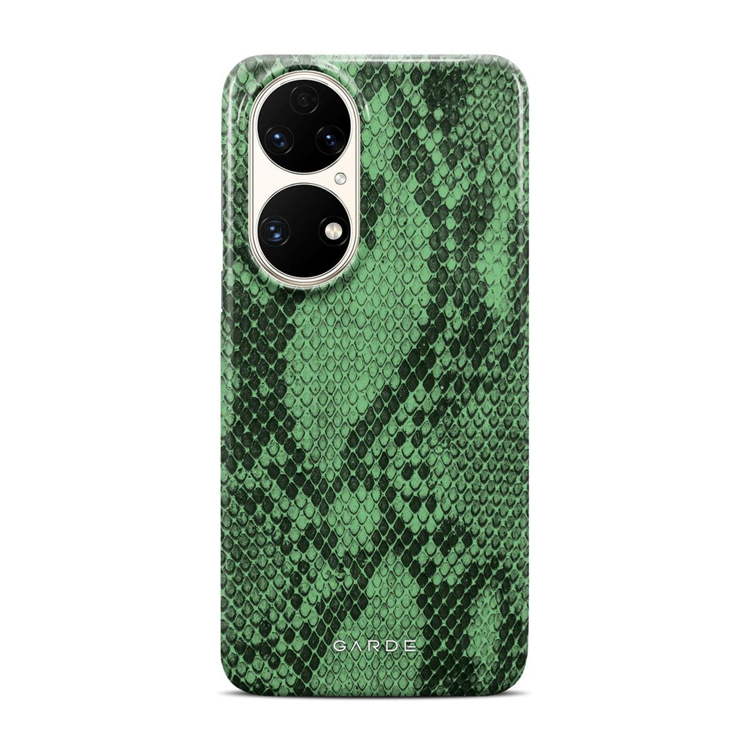 Python Green Huawei P50 Back Cover - Custom Printed Phone Case by Garde