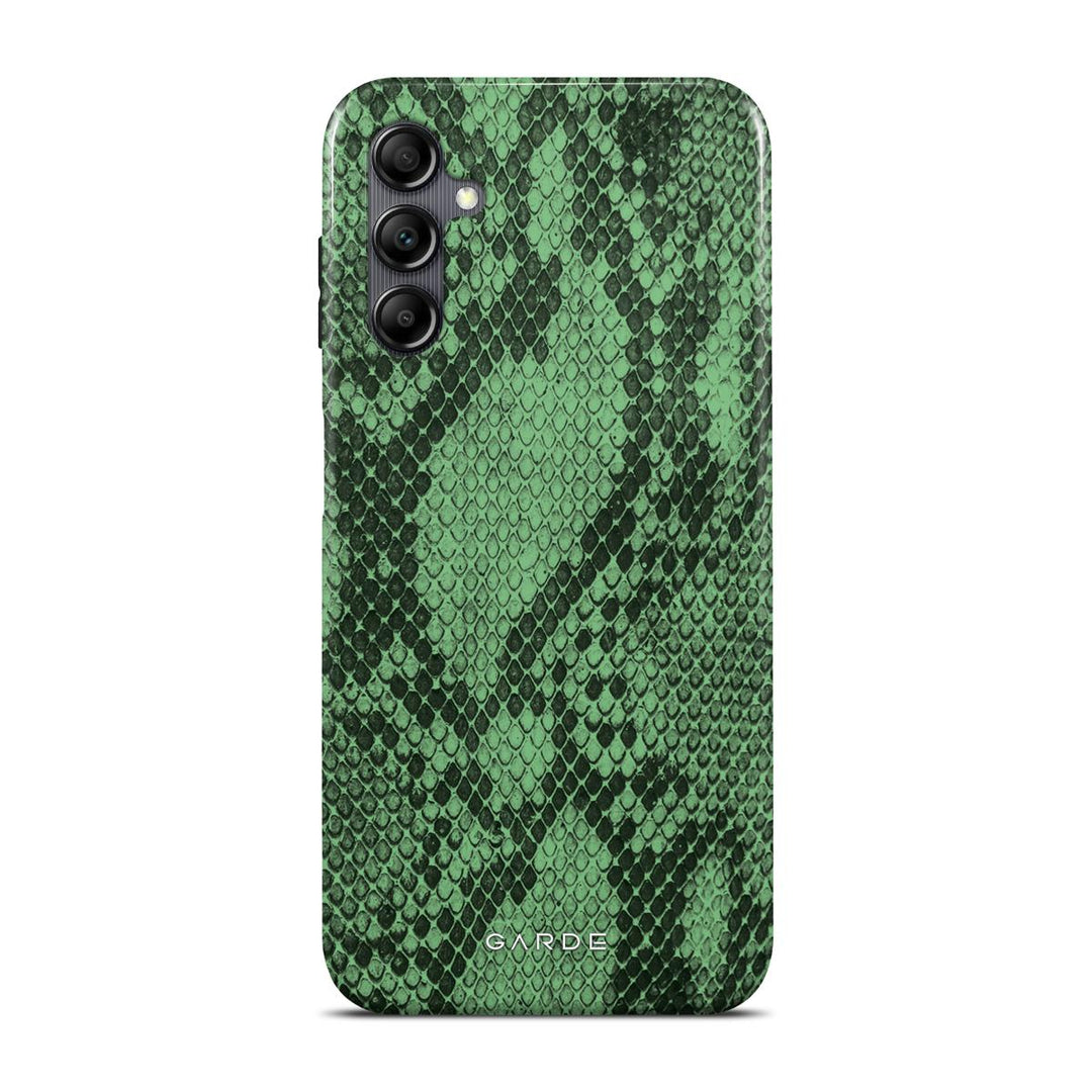 Python Green Samsung A14 Back Cover - Custom Printed Phone Case by Garde
