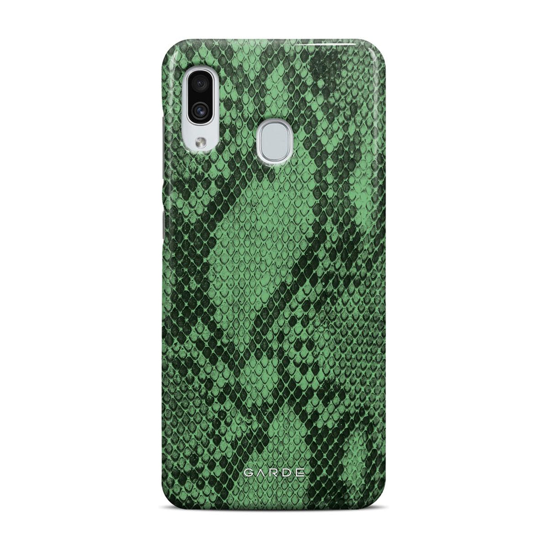 Python Green Samsung A30 / A20 Back Cover - Custom Printed Phone Case by Garde