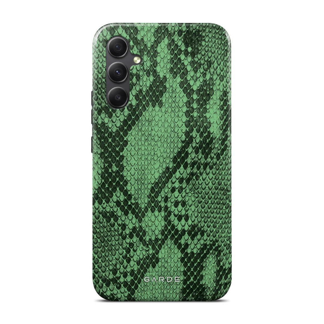Python Green Samsung A34 5G Back Cover - Custom Printed Phone Case by Garde