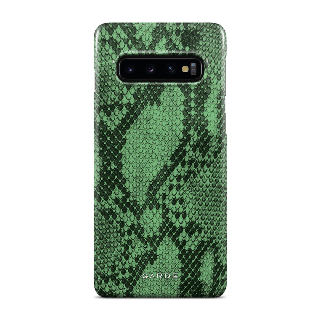 Python Green Samsung S10 Back Cover - Custom Printed Phone Case by Garde