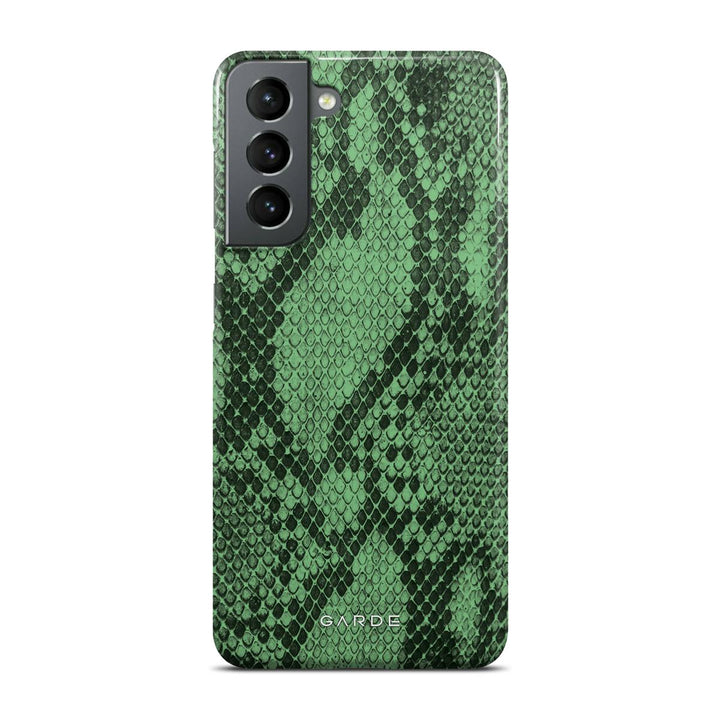 Python Green Samsung S21 Back Cover - Custom Printed Phone Case by Garde