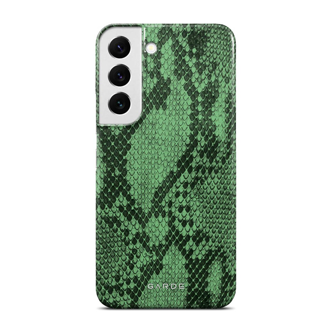 Python Green Samsung S22 Back Cover - Custom Printed Phone Case by Garde