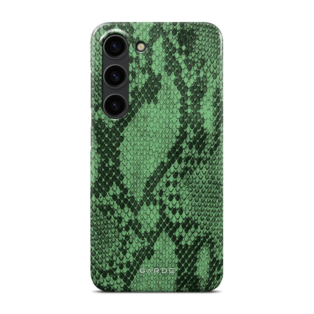 Python Green Samsung S23 Back Cover - Custom Printed Phone Case by Garde