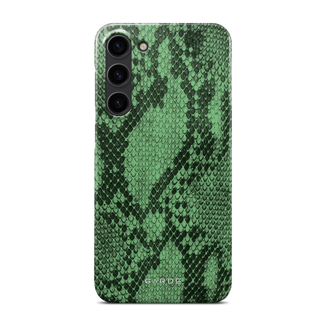 Python Green Samsung S23 Plus Back Cover - Custom Printed Phone Case by Garde