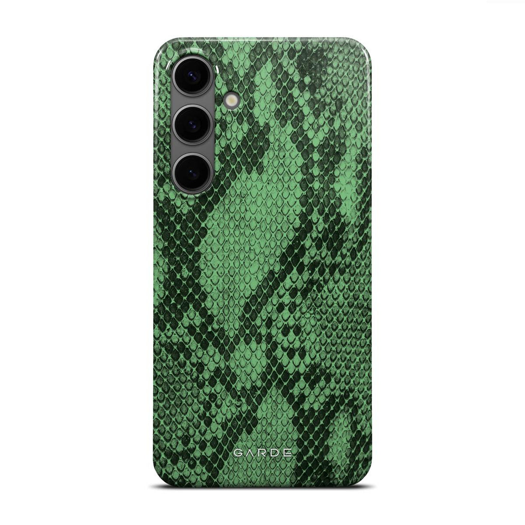Python Green Samsung S24 Plus Back Cover - Custom Printed Phone Case by Garde