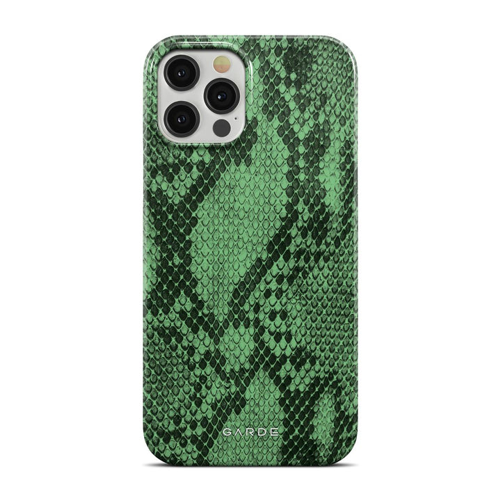 Python Green iPhone 12 Pro Back Cover - Custom Printed Phone Case by Garde