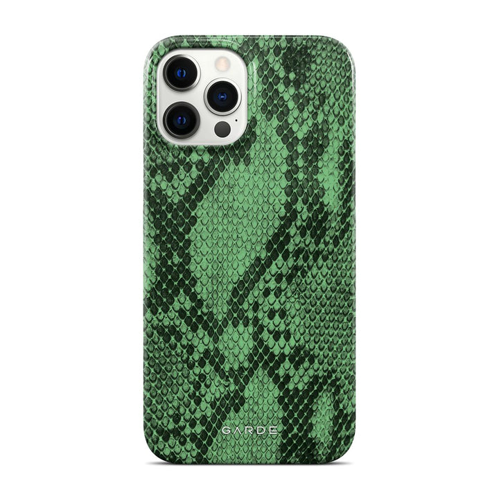 Python Green iPhone 12 Pro Max Back Cover - Custom Printed Phone Case by Garde