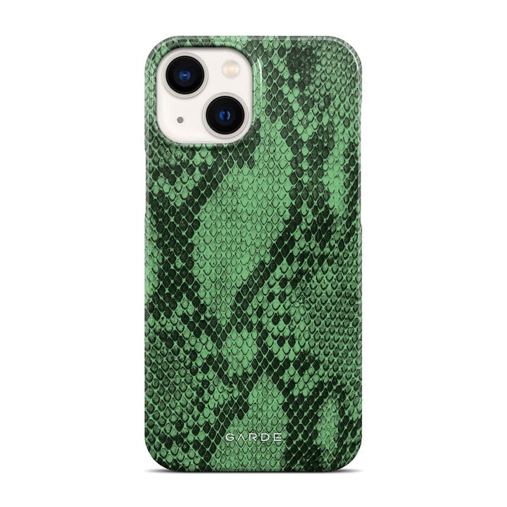 Python Green iPhone 13 Mini Back Cover - Custom Printed Phone Case by Garde