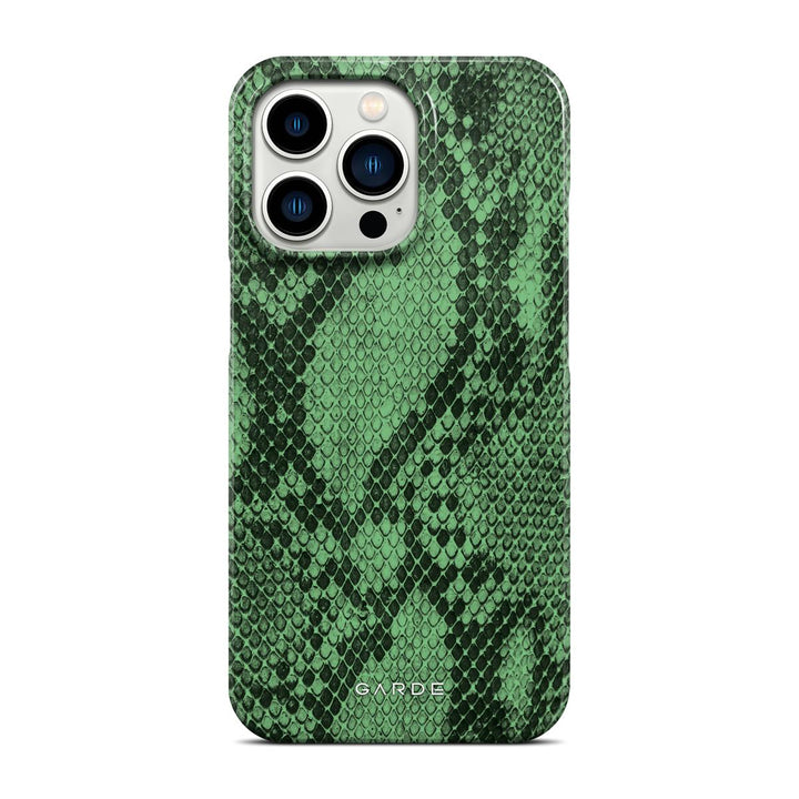 Python Green iPhone 13 Pro Back Cover - Custom Printed Phone Case by Garde