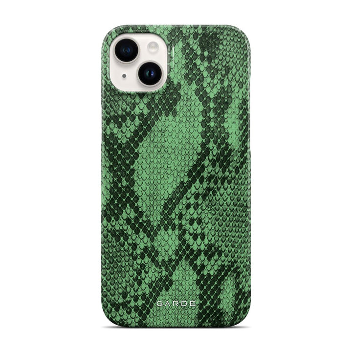 Python Green iPhone 14 Plus Back Cover - Custom Printed Phone Case by Garde
