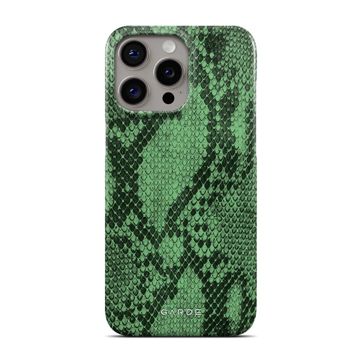 Python Green iPhone 15 Pro Max Back Cover - Custom Printed Phone Case by Garde