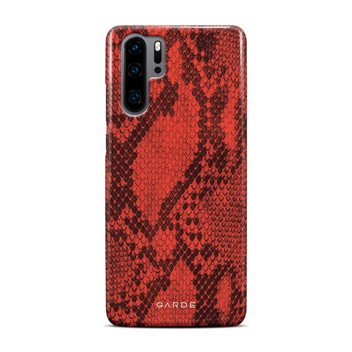 Python Red Huawei P30 Pro Back Cover - Custom Printed Phone Case by Garde