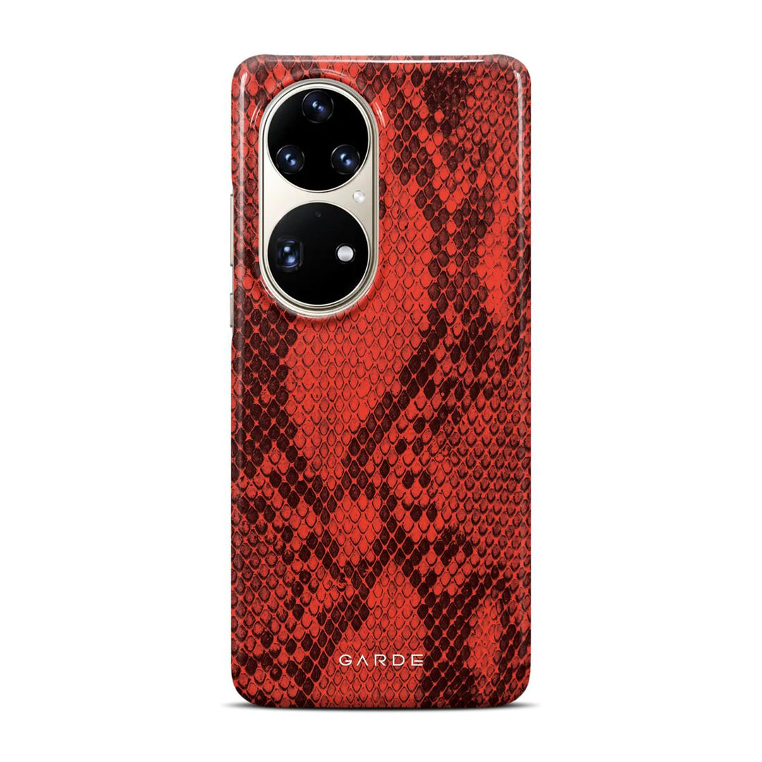 Python Red Huawei P50 Pro Back Cover - Custom Printed Phone Case by Garde