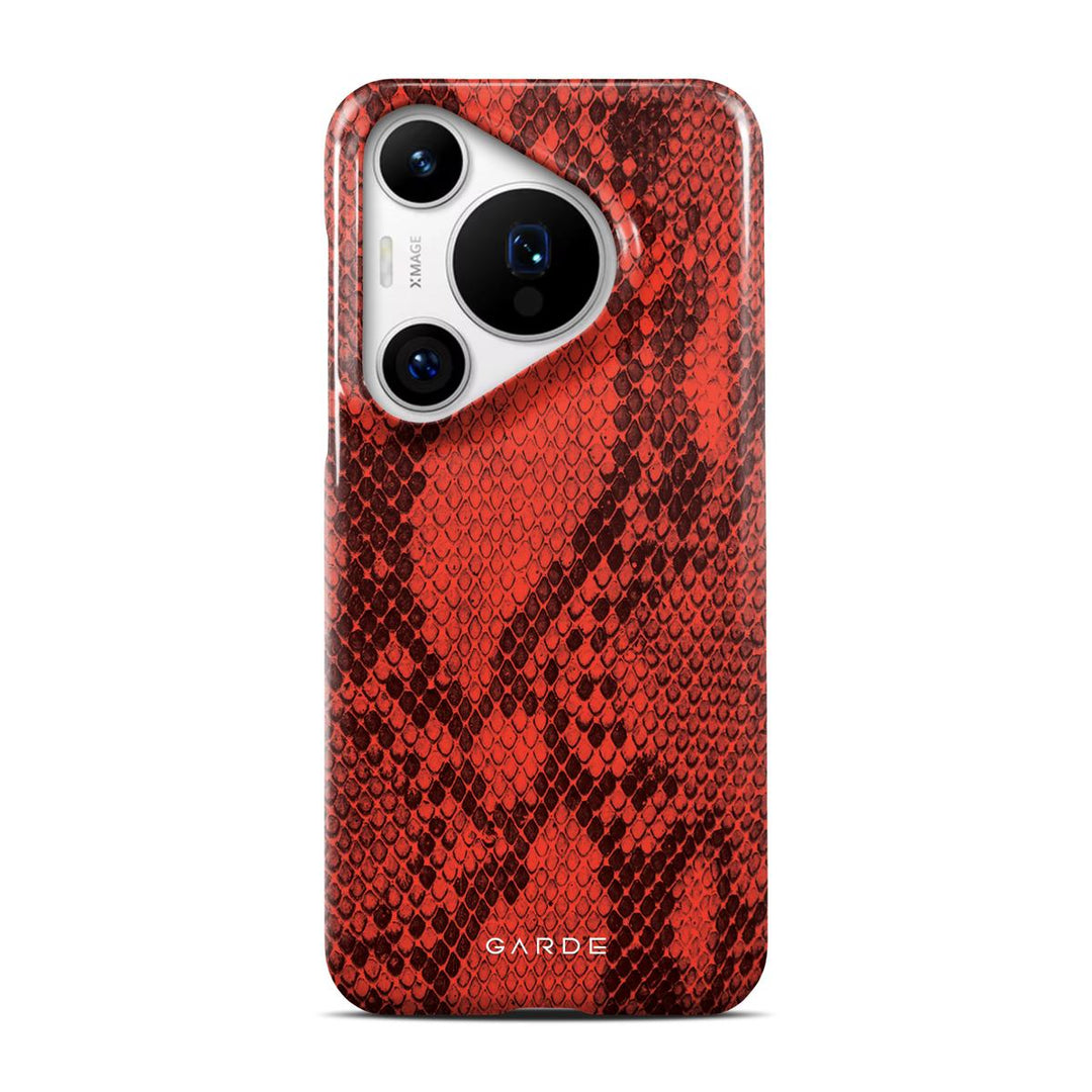 Python Red Huawei P70 Pro Back Cover - Custom Printed Phone Case by Garde