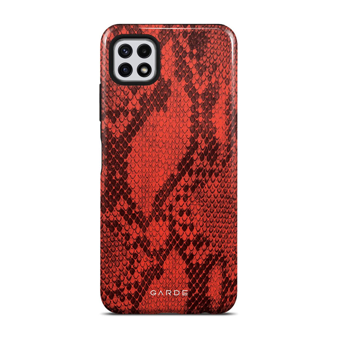 Python Red Samsung A22 5G Back Cover - Custom Printed Phone Case by Garde