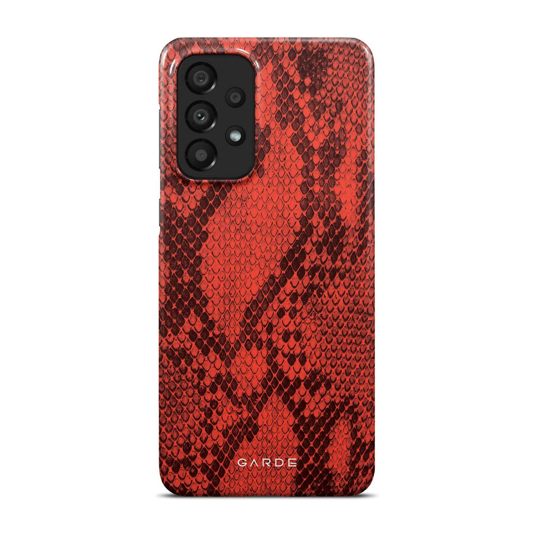 Python Red Samsung A33 5G Back Cover - Custom Printed Phone Case by Garde