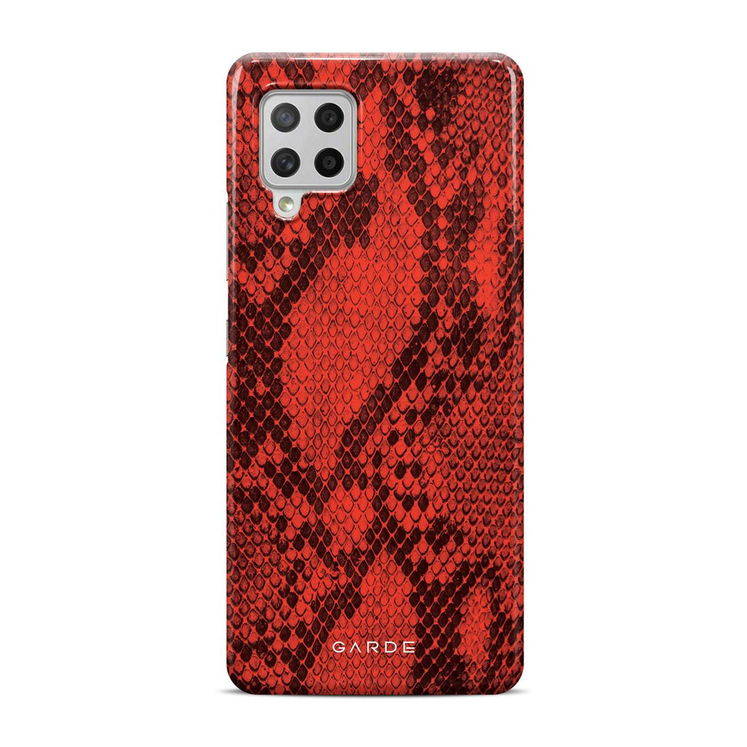 Python Red Samsung A42 5G Back Cover - Custom Printed Phone Case by Garde
