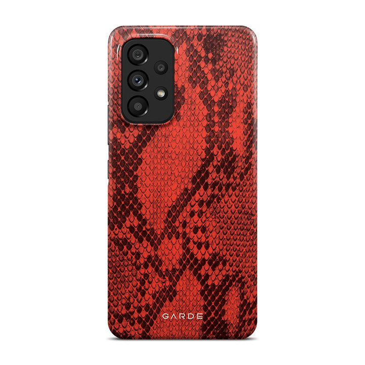 Python Red Samsung A53 5G Back Cover - Custom Printed Phone Case by Garde