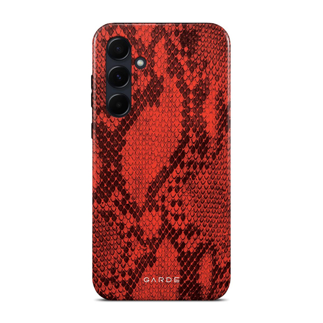 Python Red Samsung A55 5G Back Cover - Custom Printed Phone Case by Garde
