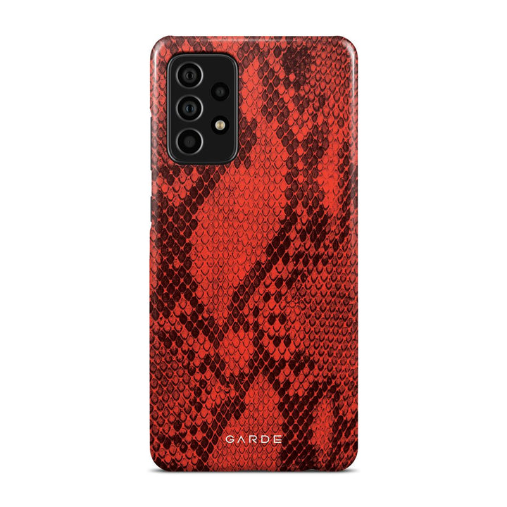 Python Red Samsung A72 4G / 5G Back Cover - Custom Printed Phone Case by Garde