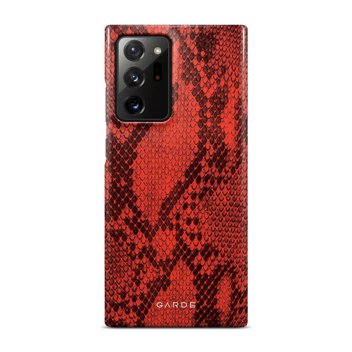 Python Red Samsung Note 20 Ultra Back Cover - Custom Printed Phone Case by Garde